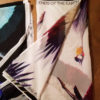 image of silk scarf of Birds of Africa to benefit animal habitat conservation